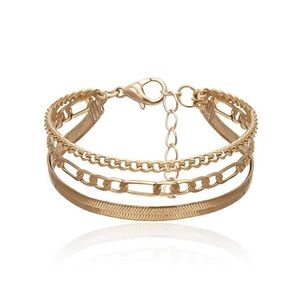 NWOT Gold Bracelet Set